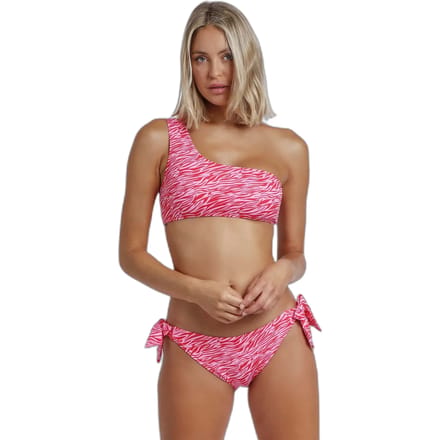 Asymmetrisch zebra badpak voor dames Admas