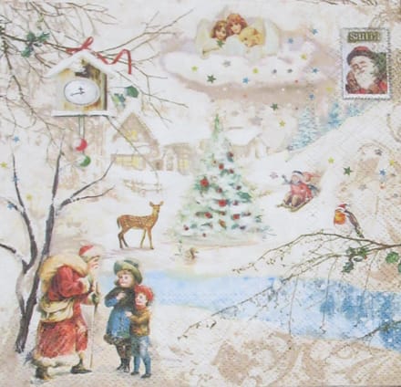 Servetten Winter Wonderland