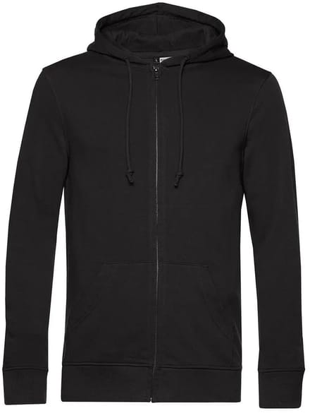 Hooded sweatshirt met rits B&C Organic