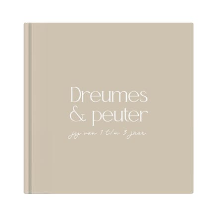 Writemoments Dreumes & peuter - Opgroeiboek 1-3 Jaar - Beige