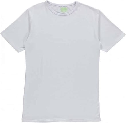 Bamboe t-shirt met ronde hals – White – XL