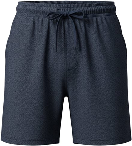 OMBRE Korte Broek - Slim Fit - Katoen - Short Marine S