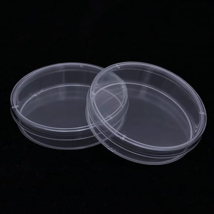 Petrischalen Plastic - Kweekschalen Met Deksel - Laboratorium Analyse - Transparant Glad Oppervlak - 10 Stuks 70mm - Transparant