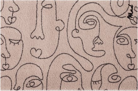 Mad About Mats - ALEXANDER - deurmat - minimal art - schoonloop/scraper - wasbaar - 50x75cm