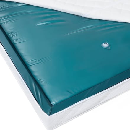 MONO STARK - Waterbedmatras - Blauw - 140 x 200 cm - Vinyl