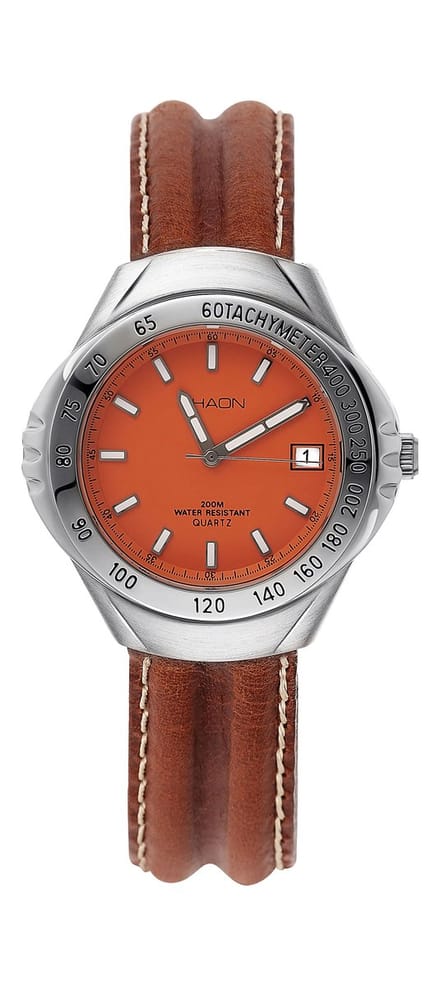 SHAON - 35-6010-66 - Horloge -  Leder - Rood - 40 mm