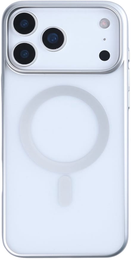 Rixus Instinct Mag Case For iPhone 17 Pro Silver