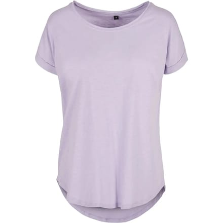 Build Your Brand - Lang Slub Dames T-Shirt maat M