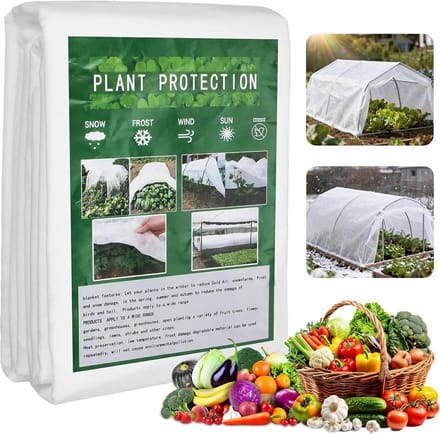 Sterk Tuinvlies 35 g/m² - Vorstbescherming & Plantenafdekking (2 x 5 meter)