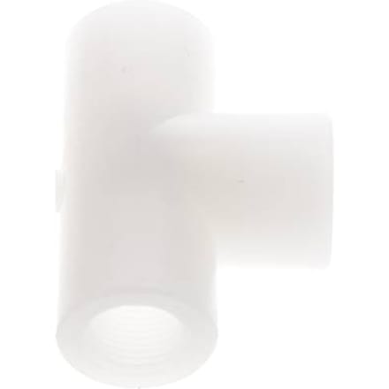 T-koppeling G3/8'' Binnendraad Polyvinylideenfluoride (PVDF) FDA 10bar (140.5psi)