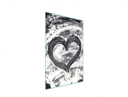 TMK ArtDeko - Snijplank - 35x52 cm - Hartvormig - Glas