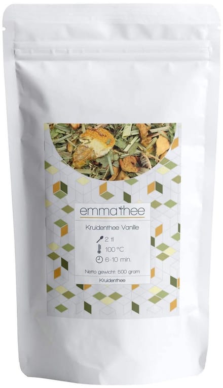 Kruidenthee Vanille 500 gram - Losse Thee - Blend - Zoet - Romig - Verfrissend