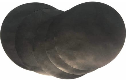 Famanu - BBQ grillmat - Set van 5 - Rond - Diameter 40 cm - Anti-aanbak