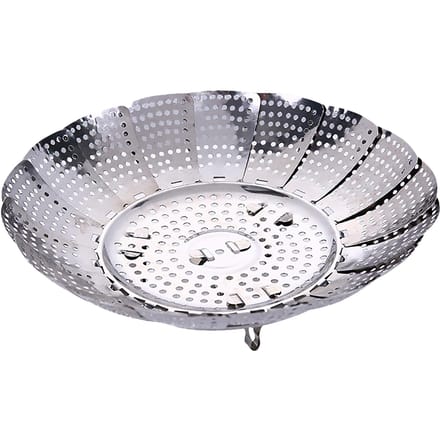 Panier vapeur pour marmite à légumes, cuisson à la vapeur, aliments, acier inoxydable, pliable, extensible, S M