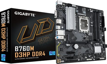 GIGABYTE B760M D3HP DDR4 Moederbord - Intel B760 - Intel LGA1700 - DDR4 RAM - Micro-ATX
