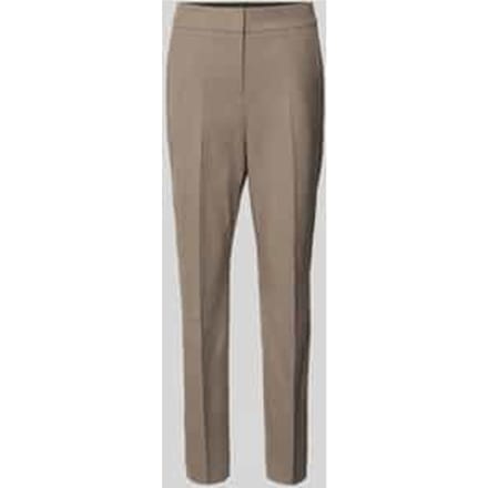 regular fit cigarette-broek met viscose