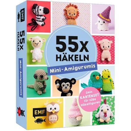 Kaartenset "55  x häkeln - Mini-Amigurumi"