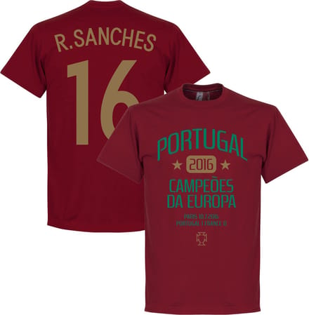 Portugal EURO 2016 Sanches Winners T-Shirt - L