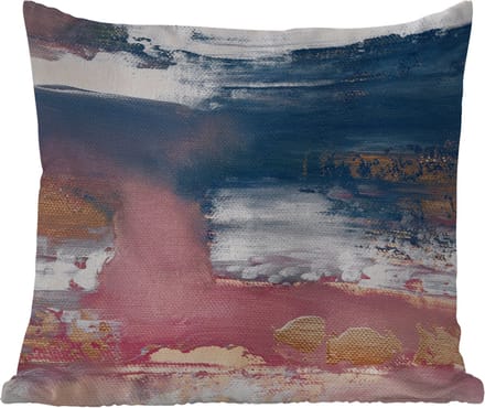 Buitenkussen - Abstract - Verf - Design - 45x45 cm - Weerbestendig