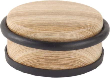 NORDIX Premium Deurstopper - Deurstoppers voor Binnen - Deurstop - Deurbuffer - 10.4x4.7cm - Houtlook - MADERA