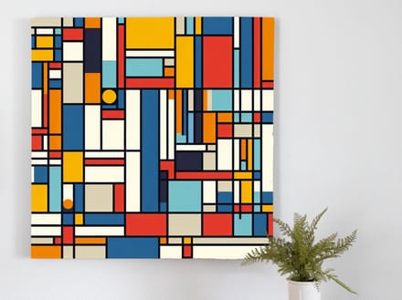 Kunstprint | Wanddecoratie | Dibond | 40 × 40 cm