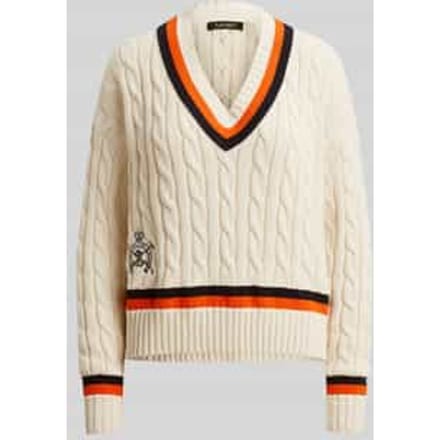 Regular fit gebreide pullover van puur katoen