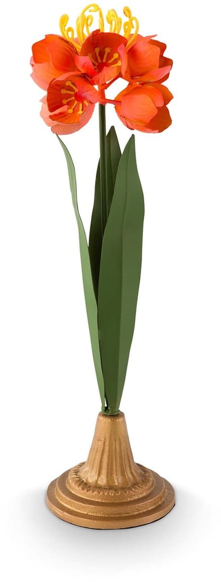 Pip Studio Bloemen - van Metaal - Lente Decoratie - Oranje - 40cm