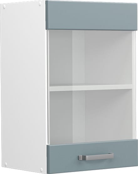 Vicco R-Line Glazen keukenkast – 40 cm Blauw-grijs