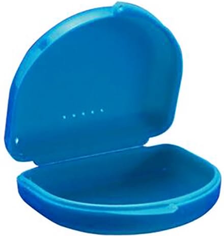 Gebitsbakje - Beugelbakje voor Protheses, Beugels, Bitjes - Blauw - Small