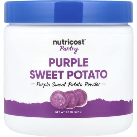 Nutricost, Garde-manger, Poudre de patate douce violette, 8,1 oz (227g)