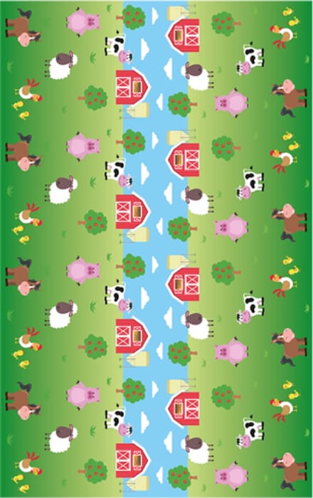 Plastic tafelkleed 137x274cm – Boerderij