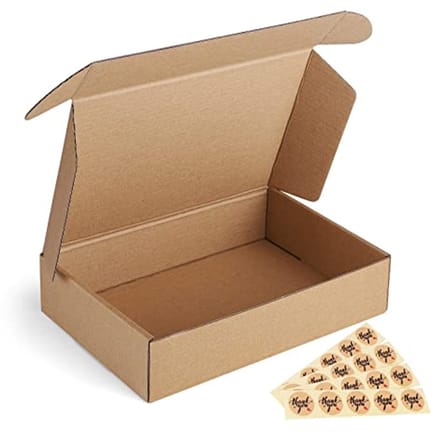 9x6x2 inch Golfkartonnen Dozen - 25 Stuks Bruin Karton voor Verzenddoeleinden