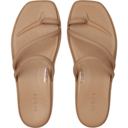 Crocs Miami Slippers en Sandalen Dames - Bruin - Maat 42-43 - Plastic