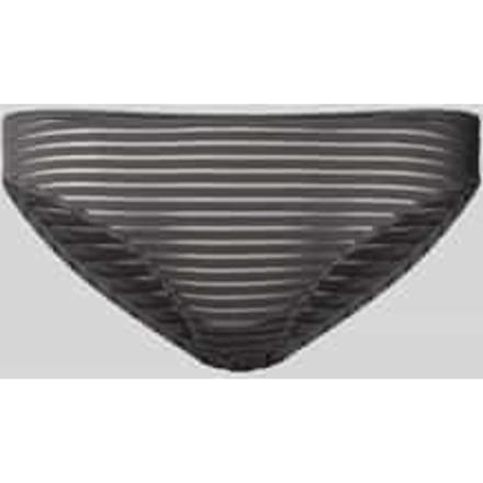 Slip met semi-transparant streepmotief