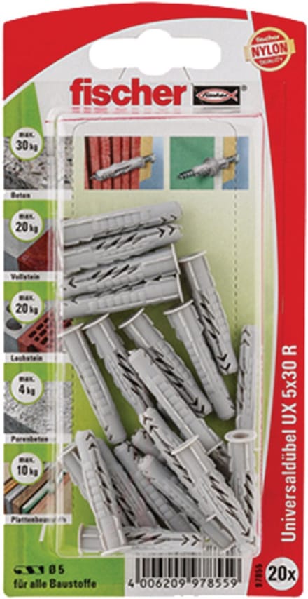 Fischer Universeelplug U x 8 x 50K (10)
