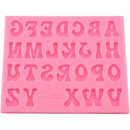 Letters Vorm Siliconen Cake Fondant Chocolade Vormen Decoratie Gereedschap(roze) roze