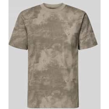 G-Star T-shirt met alloverprint kaki