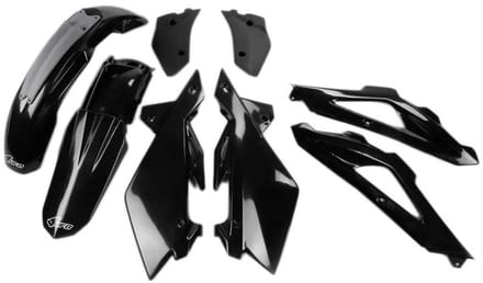 Ufo Husqvarna Cr 250 2009-2013 Hukit608-001 Plastic Set Zilver