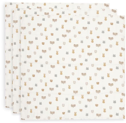 Jollein Hydrofiele Doek Small - 70x70cm - Jollies - 3 Stuks