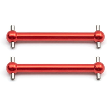 Vervanging van de aandrijfas voor en achter van aluminiumlegering voor Tamiya TT02B 1/10 afstandsbediening rood