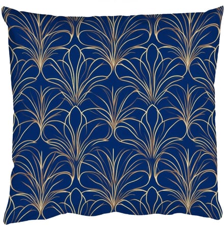 Sierkussens - Kussentjes Woonkamer - 40x40 cm - Deco - Waaier - Blauw