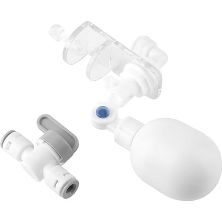 Contrôleur de remplissage d'eau automatique, système AutotopOff, montage de vanne à flotteur réglable pour aquarium white