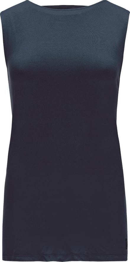 Re-Born Tanktop Elastiek Open Rug Dames - Navy - Maat M