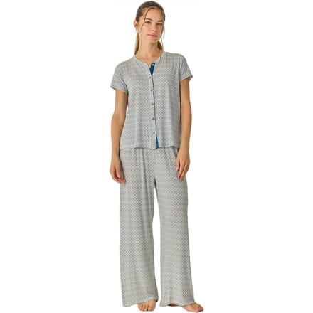 Dames Zomer Pyjama's met Flowing Lange Broek JJB28
