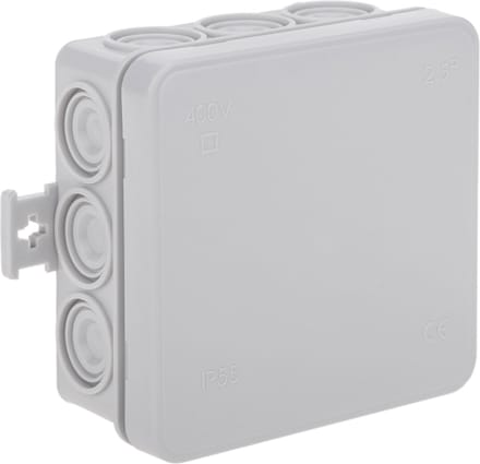 BeMatik - Opbouw Aansluitdozen Montage vierkant IP44 85x85x40mm