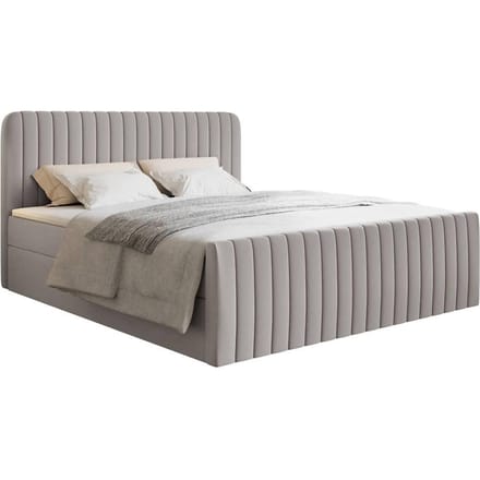 Boxspring Adrien chenille met opbergruimte 200x200 | NADUVI Collection