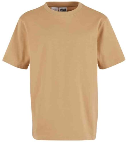 Urban Classics - Boys Tall Kinder Tshirt - Kids 122/128 - Beige