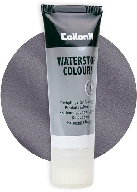 Collonil Waterstop | Lederverzorging | Extra glans | Kleur: Middelgrijs | Inhoud: 75ml