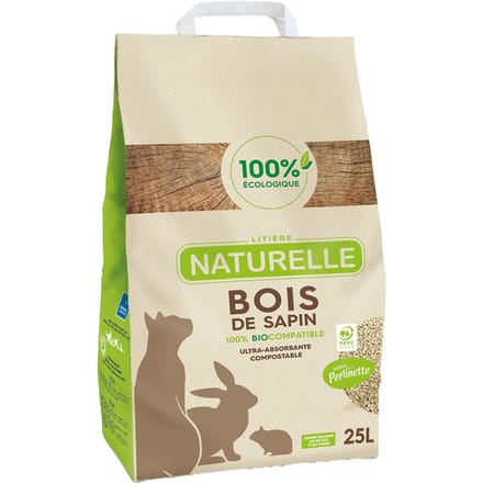 2x10kg Perlinette Bois de Sapin Kattenbakvulling