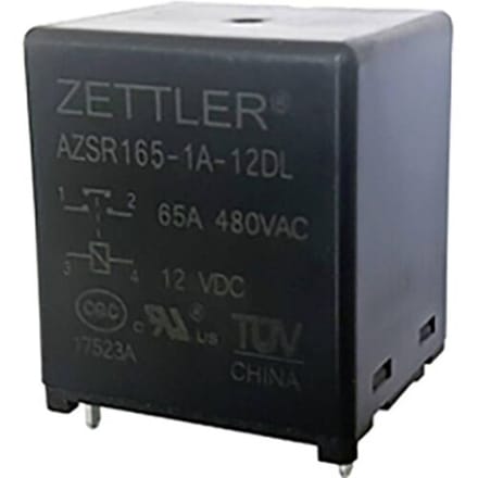 Zettler Electronics AZSR165-1A-24DL Printrelais 24 V/DC 80 A 1x NO 1 stuk(s)